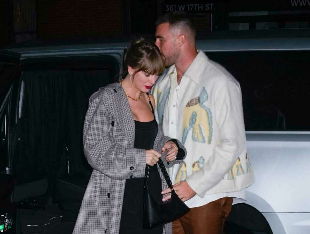 Travis Kelce and Taylor Swift spotted holding hands