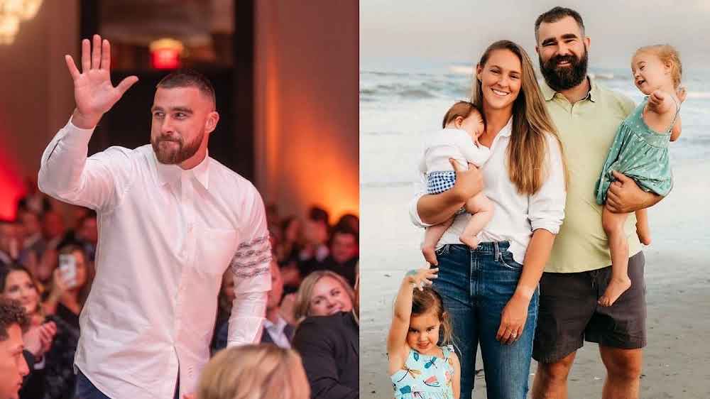 Jason Kelce's wife Kylie showers praises on 'best' uncle Travis Kelce -"He is the epitome"