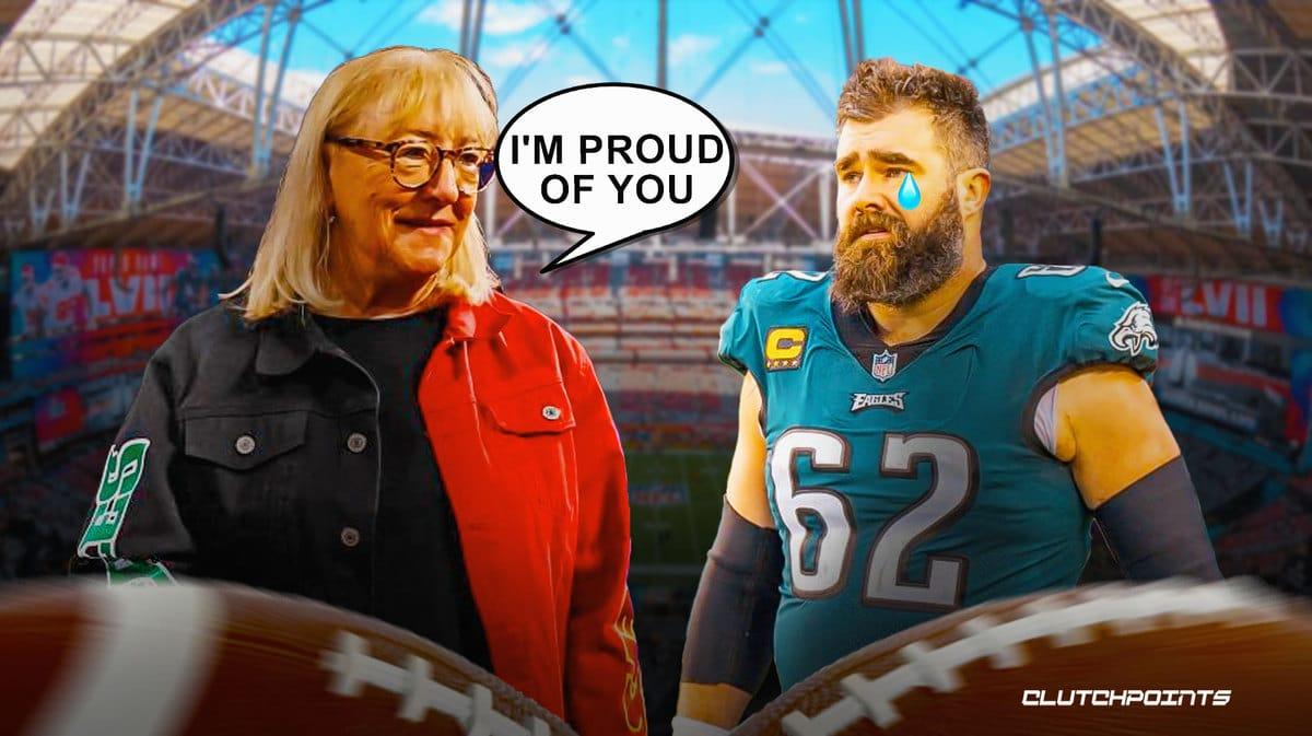 Kelce's mother provides clear reasons why she is supporting Jason instead of Travis as the Chiefs prepare to take on the Eagles.
