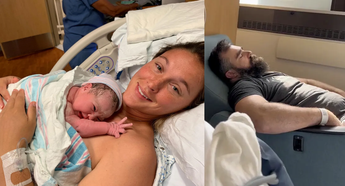 "Happiest day of our lives" NFL Star Jason Kelce Welcomes Baby Boy with Wife Kylie in Heartwarming Celebration