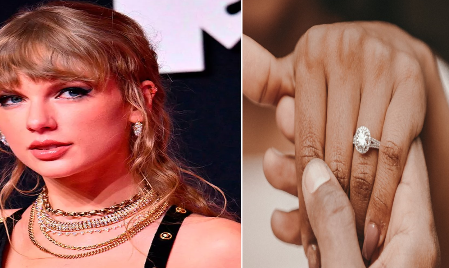 Kansas City Chiefs' Travis Kelce ignites online debates by proposing to Taylor Swift with a controversial $2.6 million engagement ring.