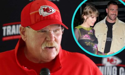 Chiefs Coach Andy Reid conveys a concise five-word message to Taylor Swift.