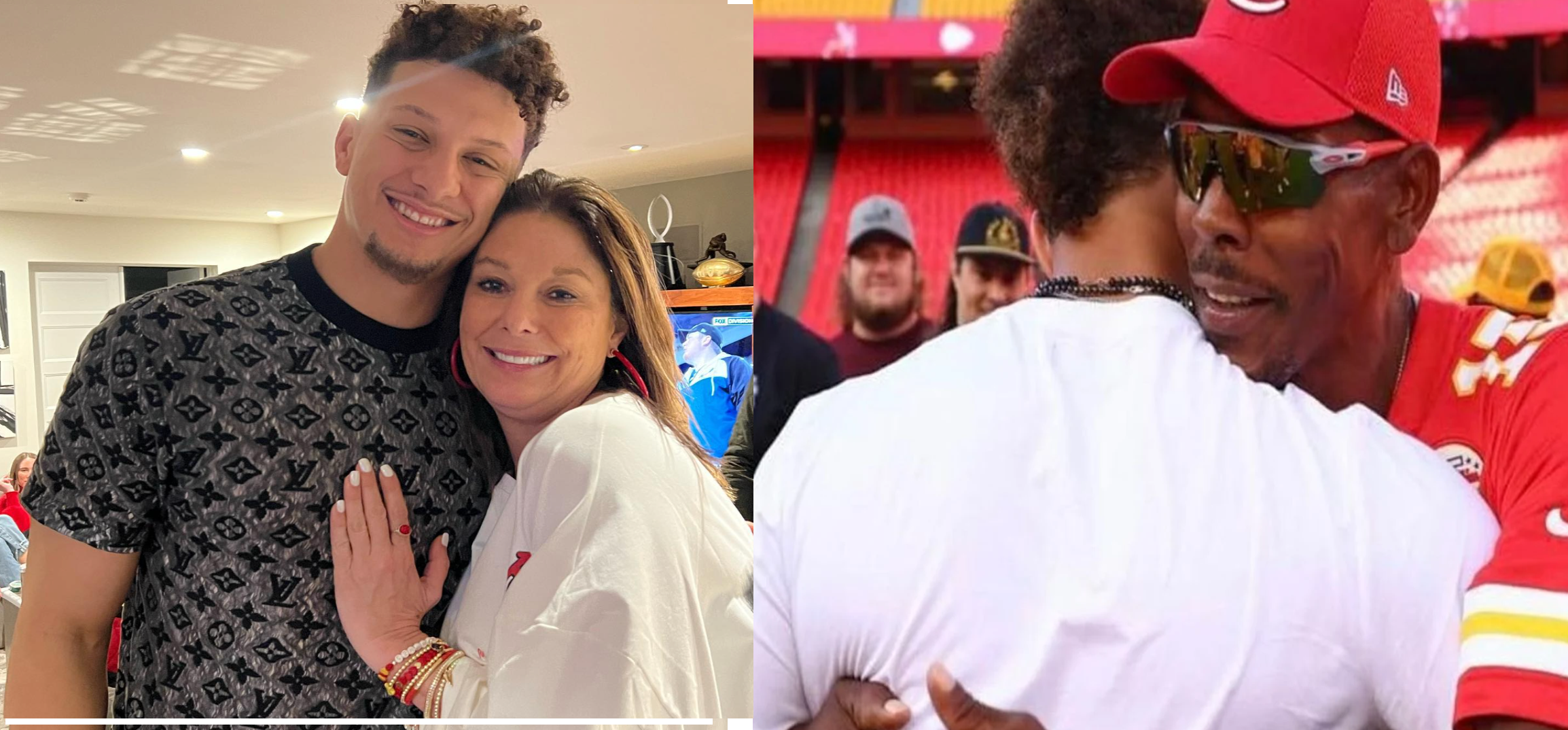 "After 18 years, it's heartwarming to witness Mom and Dad back together," Patrick Mahomes expresses his uncontainable joy as his parents reconcile following nearly two decades of divorce.