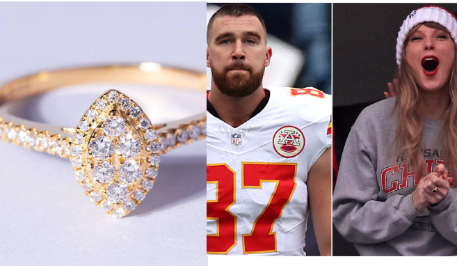 Taylor Swift surprised everyone by declining Travis Kelce's $500,000 engagement ring, claiming it's too early for such a commitment.