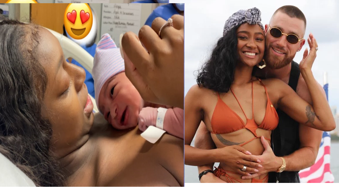 Chiefs' Travis Kelce joyfully asserts that the baby from his ex, Kayla Nicole, is undoubtedly his daughter.