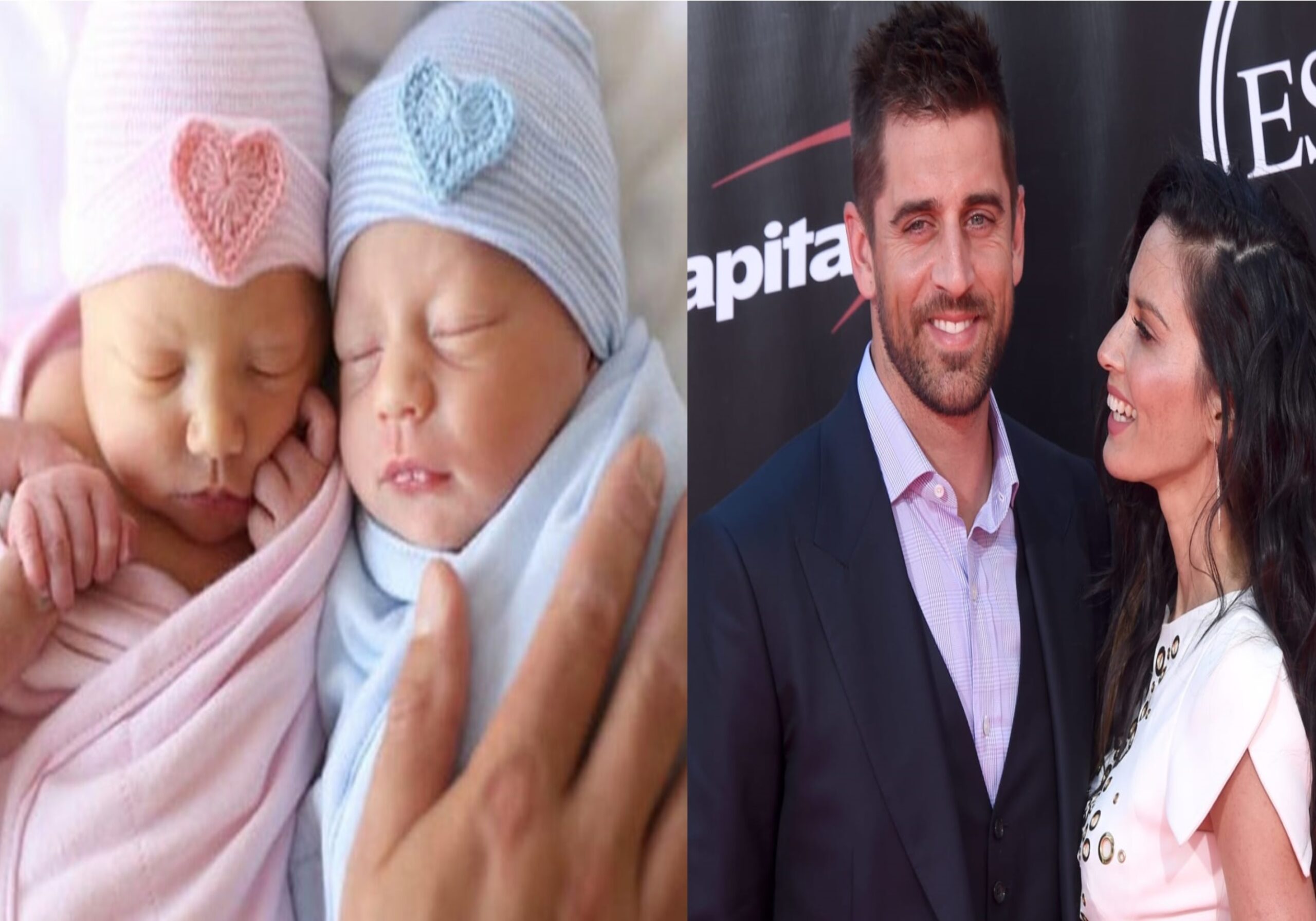  NFL Star Aaron Rodgers joyfully welcomes a beautiful set of twin babies with his soon-to-be wife