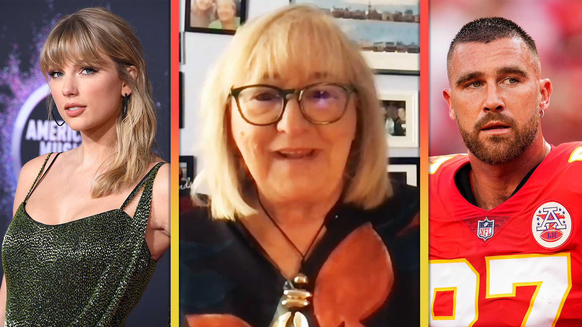 Donna Kelce, Travis Kelce's mom, expressed disappointment over her son's news with his girlfriend, Taylor Swift.