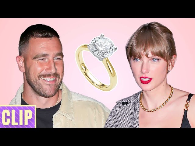 Displaying his affection for Taylor Swift, Travis Kelce proudly exhibits the stunning $45 million engagement ring he recently acquired for her.