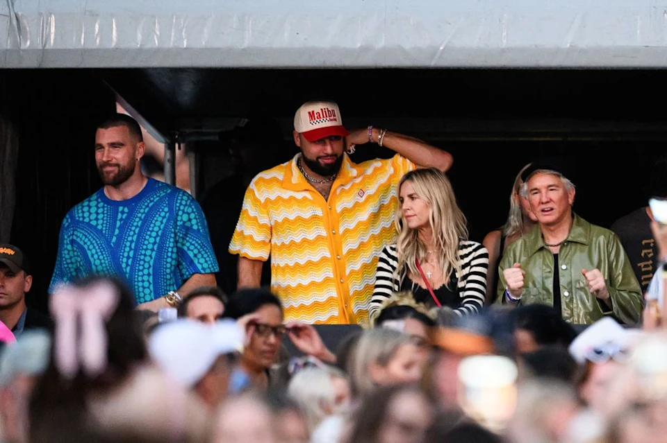 Nothing but a Love-Story: Taylor Swift Just Sang "Karma Is a Guy on the Chiefs" and Then Ran Into Travis Kelce's Arms