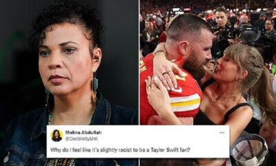 BLM co-founder slams Taylor Swift fans as 'racists' and Travis Kelce-led Chiefs winning the Super Bowl as a 'right-wing, white-supremacist conspiracy'