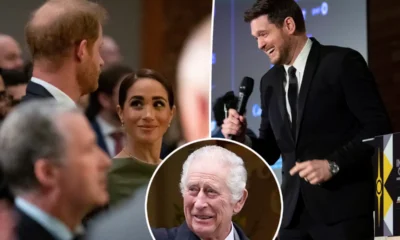 Royal Family Blindsided! Bublé's Cryptic Message to Harry at Charity Dinner Sparks Reconciliation Rumors!