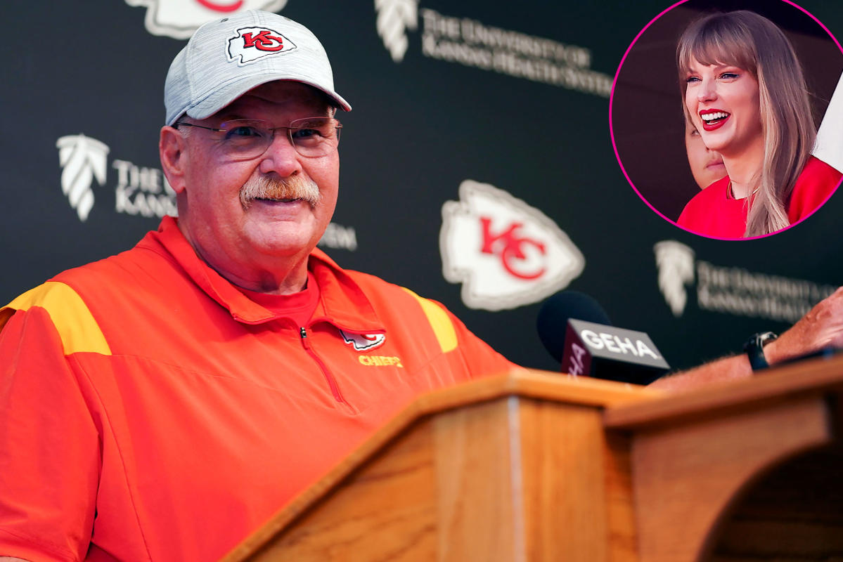 Reporter's Conspiracy Theory Linking Taylor Swift, Travis Kelce, and President Biden Baffles Andy Reid: "That's Beyond My Expertise, Like Me Speaking German" She’s been great and we had a nice visit with President Biden last year. That's about as far as I can go."