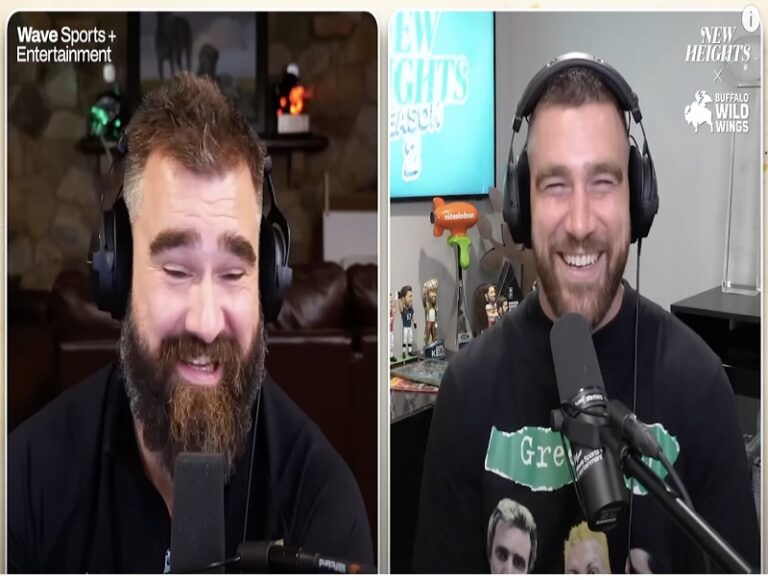 Travis And Jason Kelce Talked About The Chaos In Buffalo and baltimore on the recent episode of the siblings’ New Heights podcast reminiscing on what happened now, it was all fun