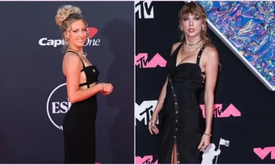 Brittany Mahomes Faces Backlash again as she is criticized for Stealing Taylor Swift’s TIME Magazine Cover Look While Partying In Mexico