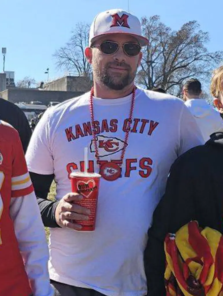 The father who meaningfully addressed the Kansas City Chiefs parade