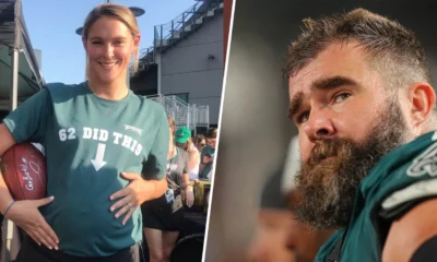 Jason Kelce and his belloved Wife Share Excitement Over Pregnancy News: "We Couldn't Keep It Hidden" Kylie, visibly glowing with anticipation, shared her thoughts on the upcoming arrival, " I want our boy to grow up to be like his dad, I don't mind him being a footballer"