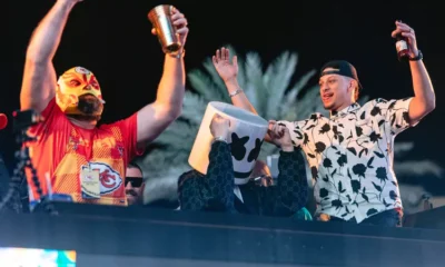 Patrick Mahomes Says Jason Kelce Was ‘the Life of the Party’ as They Celebrated in Vegas: ‘Those Kelce Brothers, Man’