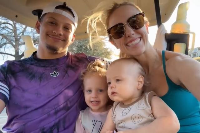 Patrick Mahomes Says Son Bronze, 14 Months, Is 'Starting to Walk' as His Family Joins Him in Las Vegas