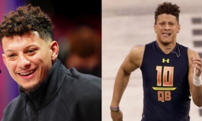 Patrick Mahomes Jokingly Asks NFL Network Not to Use His 40-Yard Dash overlay anymore during combine coverage