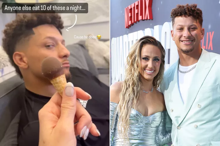 Brittany Mahomes Jokes About Husband Patrick's Love of Ice Cream: 'Anyone Else Eat 10 of These a Night?'