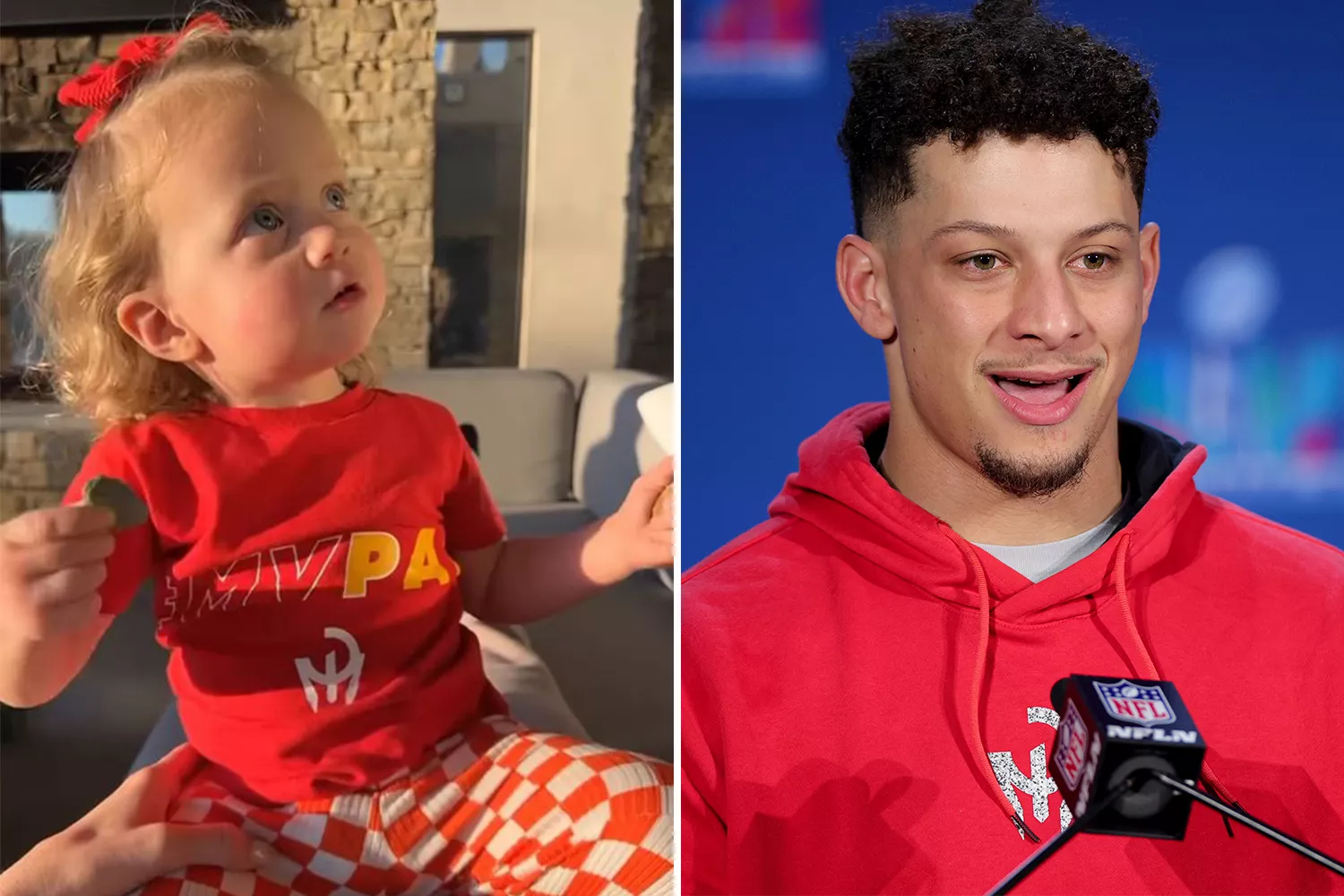 Daddy's biggest fan! Patrick Mahomes' Daughter Sterling Celebrates Dad as MVP Ahead of 2024 season — See the Photo!