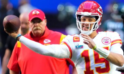 The three-time Super Bowl MVP made it known on X he wasn’t quite sure about Reid’s aim....“Anyone know if coach Reid threw a strike?” Mahomes wrote on X, followed by three laughing emojis.