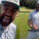 Travis Kelce plays air guitar to Taylor Swift’s ‘Bad Blood’ during golf game with NBA star Chandler Parsons