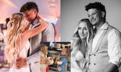 Patrick Mahomes and Brittany Celebrates 2years wedding anniversary "Nothing Beats doing Life with You", Sterling shared a Toast and sweetly ask mom and dad to kiss