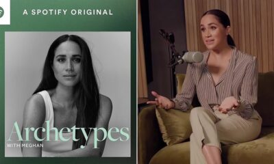 Meghan Markle is accused of FAKING interviews for axed Spotify podcast: Industry sources claim the Duchess got staff to do chats with Archetypes guests then had audio of her voice edited in to the final episodes