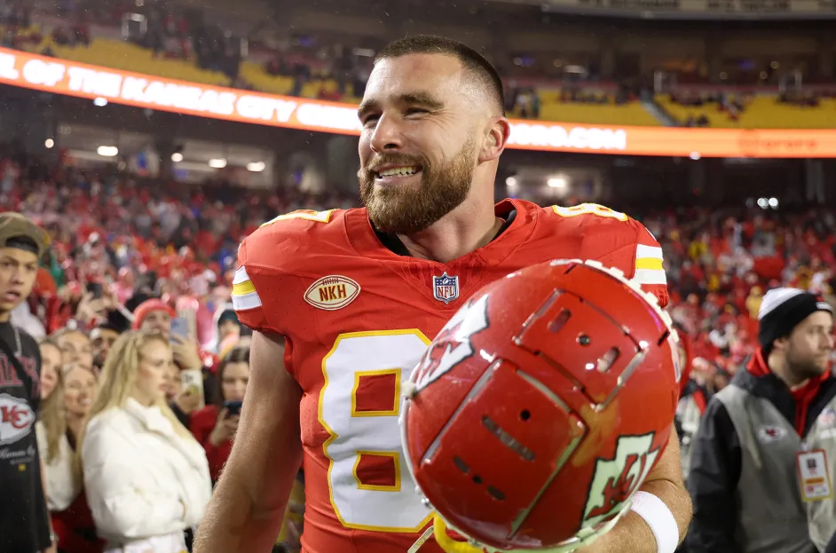 Travis Kelce Says So Far This Year is the ‘Happiest I’ve Ever Been’ "i have Taylor in my life now, she brings me so much joy and happiness" i don't ever wanna let go....she's the one, i see myself marrying her"