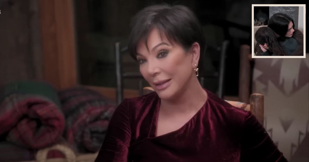 Watch: Kris Jenner Tears Up In Front of Her Daughters While Sharing The News Of Her Ovary Tumor Diagnosis…she look so scared