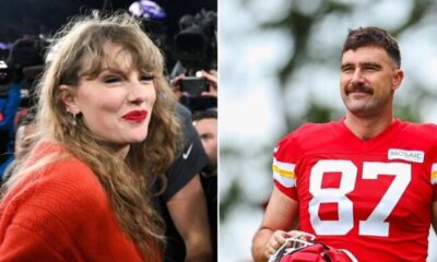 Taylor Swift Playful Jab at Travis Kelce’s New Look at Training Camp made Fans Swoon Hilariously: “Well, someone’s channeling their inner Tom Selleck…”