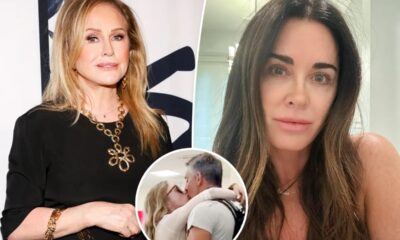 Kathy Hilton reveals she had to calm Kyle Richards down after Mauricio Umansky was spotted kissing another woman