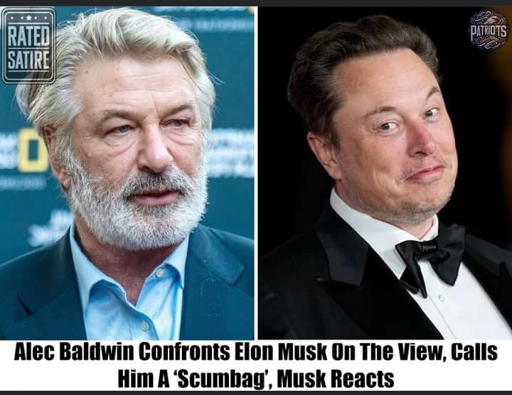 Just in: Alec Baldwin Calls Elon Musk ‘A Scumbag’ On ‘The View’, Musk reacts