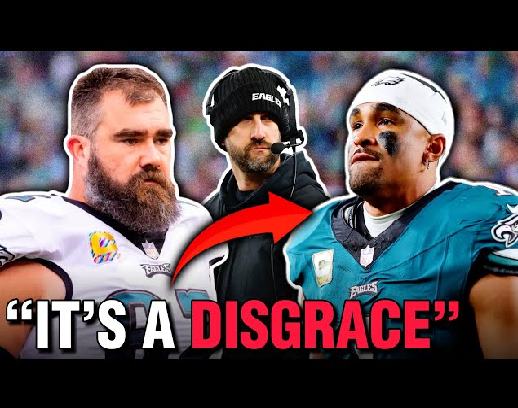 Shocking moment Jason Kelce