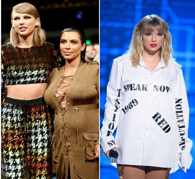 Taylor Swift reacts subtly when Kim