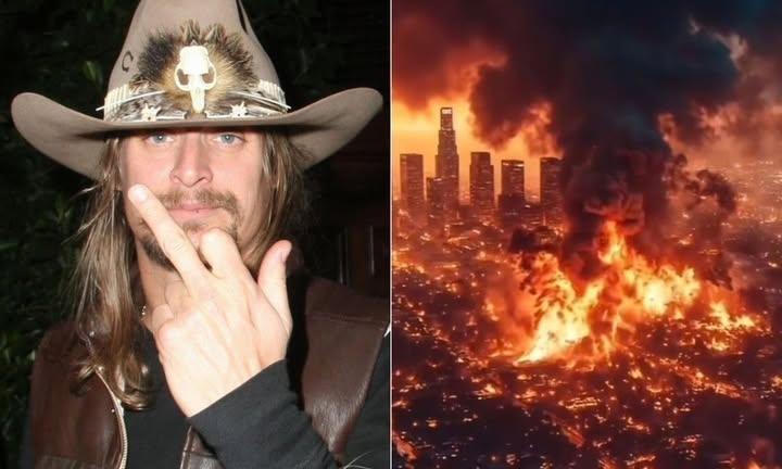 Kid Rock withdraws $20 million donation to Hollywood fire, saying: “I was wrong to underestimate the people here, they don’t care, and they just need to… see more - Firstrol