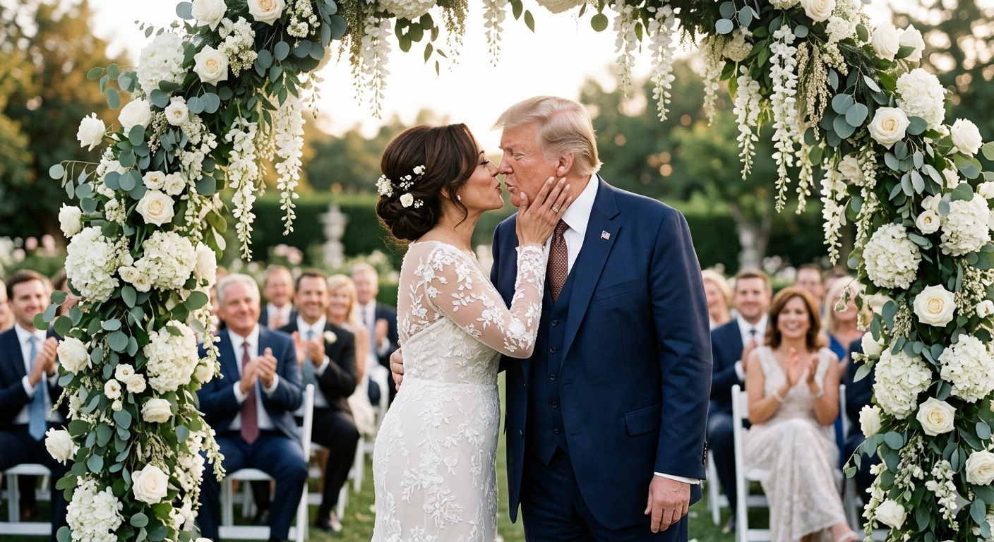 BREAKING BOMBSHELL: Americans Left Speechless as Donald Trump and Kamala Harris Reportedly Wed in Secret Ceremony